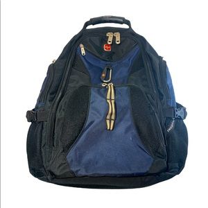 Swiss Gear Back Pack Blue Black Laptop School